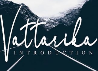 Vattarika Script Font