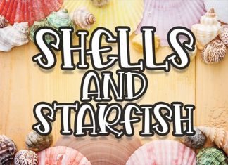 Shells And Starfish Display Font