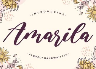 Amarila Lovely Handwritten Font