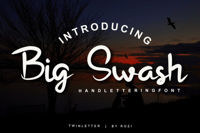 Big Swash Script Font