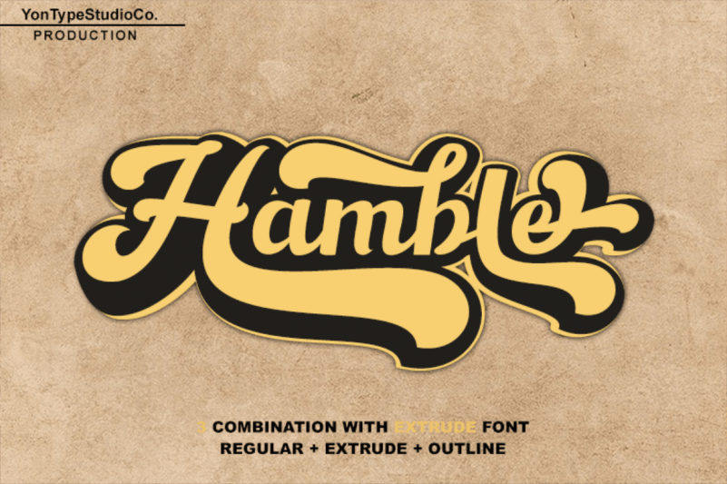 Hamble Bold Script Font