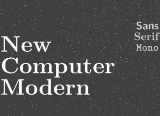 New Computer Modern Serif Font
