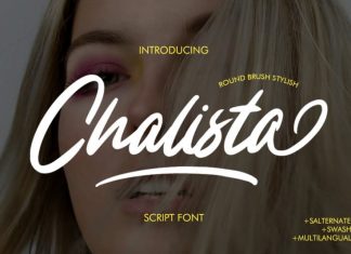 Chalista Script Font