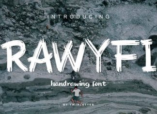 Rawyfi Brush Font