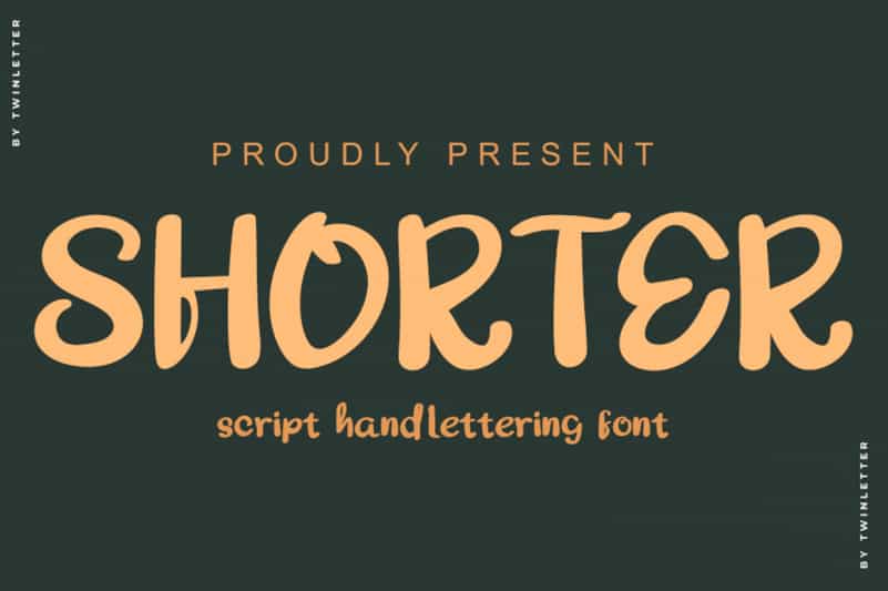 Shorter Bold Script Font