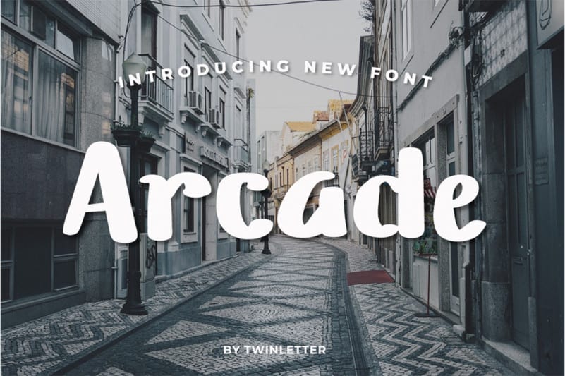 Arcade Script Font