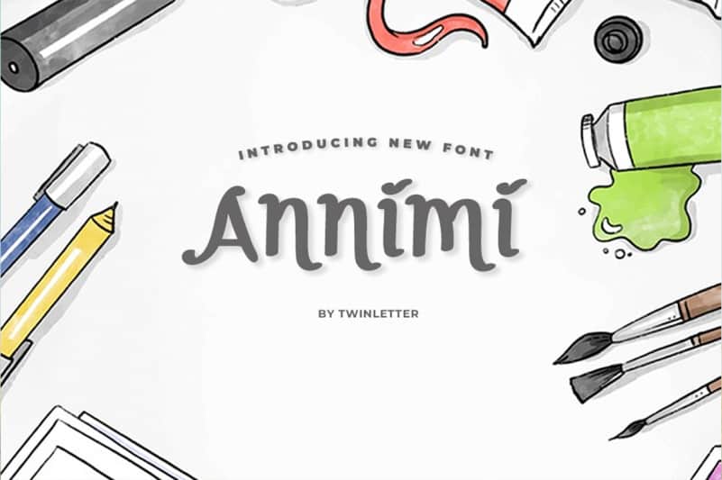 Annimi Script Font