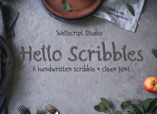 Hello Scribbles - Handwritten font