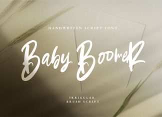 Baby Boomer Bold Script Font