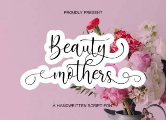 Beauty Mothers Script Font