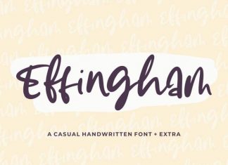 Effingham Script Font