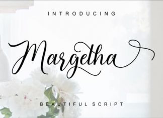 Margetha Calligraphy Font