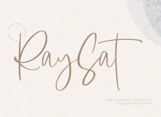 Raysat - Elegant Signature Font