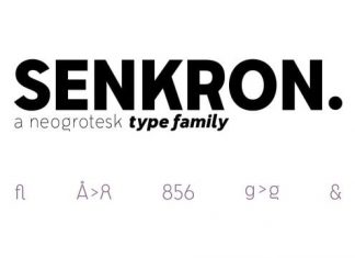 Senkron Font Family