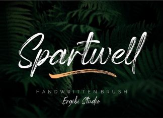 Spartwell Brush Font