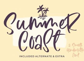 Summer Coast Handwritten Font