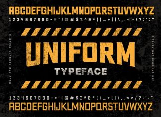 Uniform Typeface