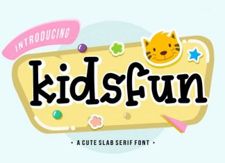 Kidsfun Slab Serif Font