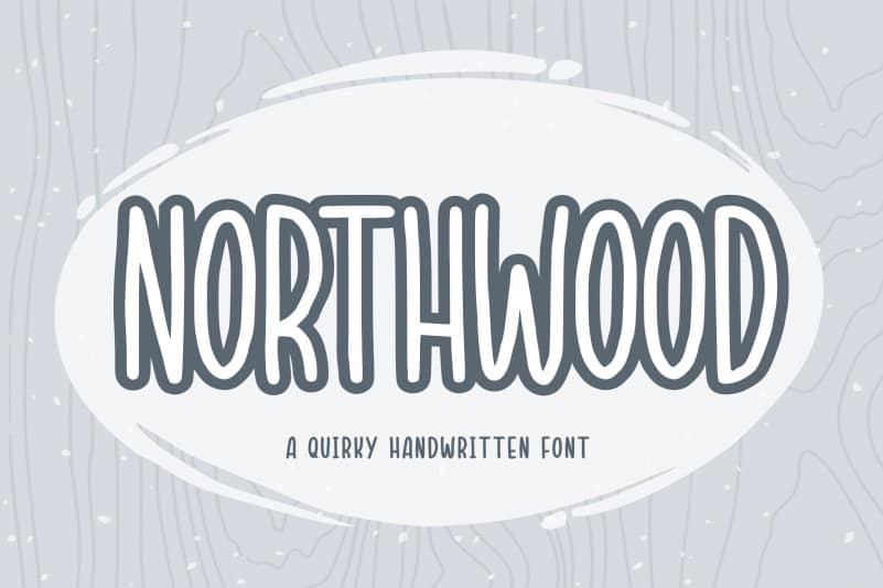 Northwood Quirky Handwritten Font