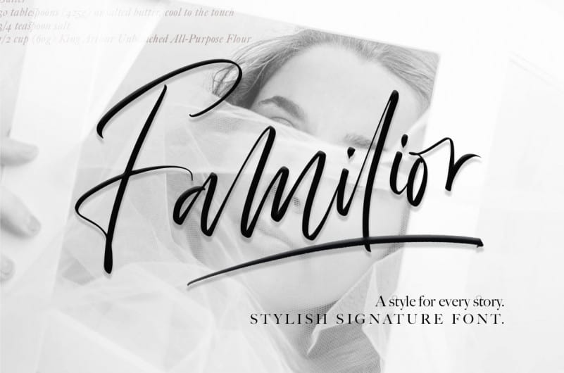 Familior Signature Font