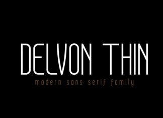 Delvon Sans Serif Font