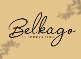 Belkago Handwritten Font