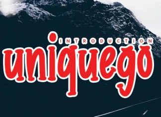 uniquego Display Font