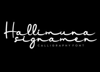 Hallimuna Handwritten Font