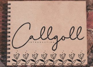 Callgoll Handwritten Font