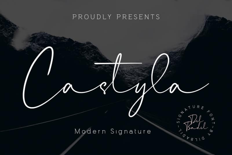 Castyla Signature Font