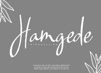 Hamgede Handwritten Font