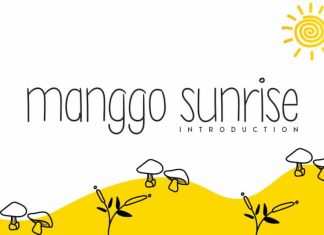 Manggo Sunrise Handwritten Font