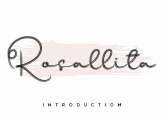 Rosallita Handwritten Font