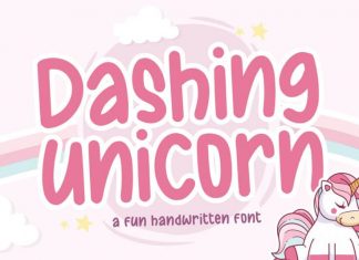 Dashing Unicorn Handwritten Font