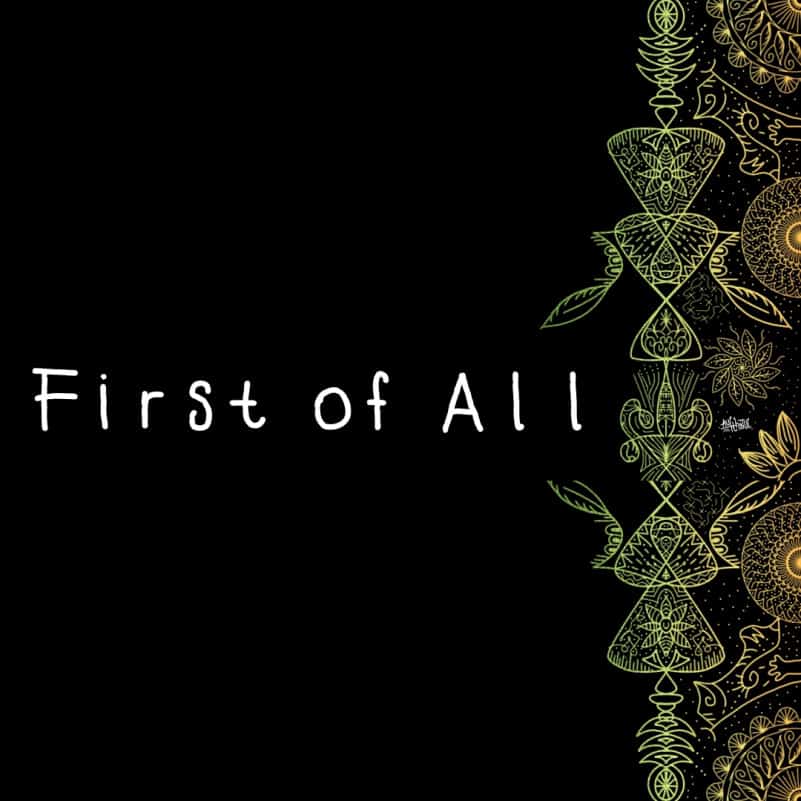 First of All Handwritten Font