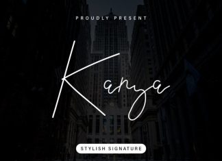 Kanya Signature Font