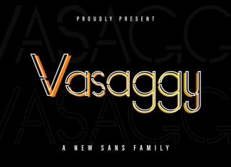 Vasaggy Sans Serif Font
