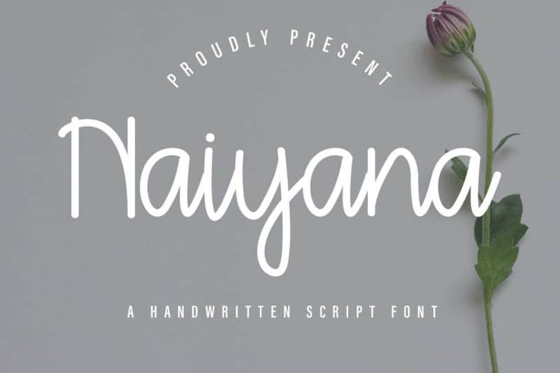 Naiyana Handwriting Font