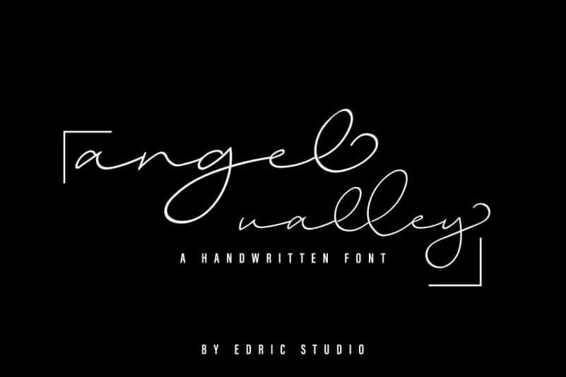 Angel Valley Handwritten Font