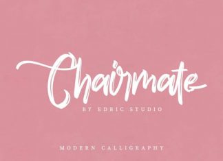 Chairmate Modern Calligraphy Font