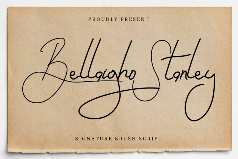 Bellaigho Stanley Script Font