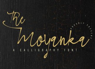 The Moyanka Calligraphy Font