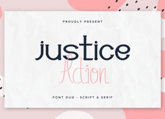 Justice Action Font Duo