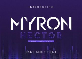 Myron Hector Sans Serif Font