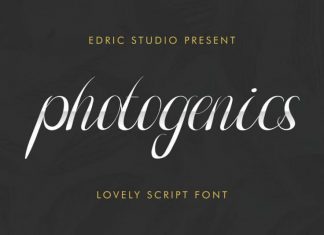 Photogenics Luxury Script Font