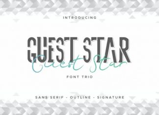 Guest Star Font Duo