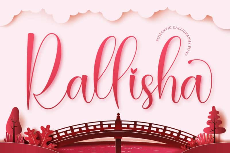 Rallisha Modern Calligraphy Font