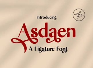 Asdaen Sans Serif Font