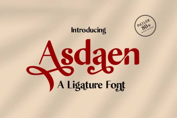 Asdaen Serif Font
