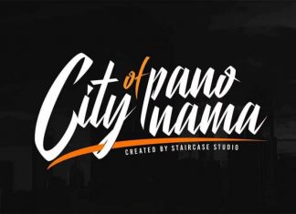 City Of Panonama Script Font